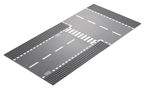 Scatola LEGO 60236 Rettilineo e incrocio a T