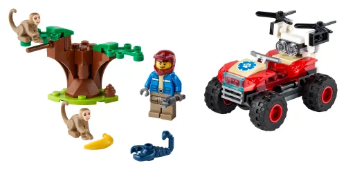 Boîte LEGO 60300 Le quad de sauvetage des animaux sauvages