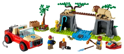 Boîte LEGO 60301 Le tout-terrain de sauvetage des animaux sauvages
