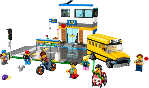 LEGO-Verpackung 60329 Schule mit Schulbus