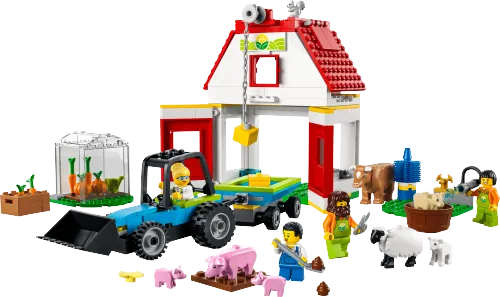 Scatola LEGO 60346 Fienile e animali da fattoria