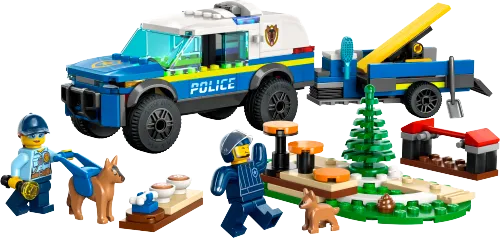 Boîte LEGO 60369 Le dressage des chiens policiers