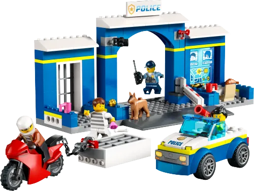 Boîte LEGO 60370 La course-poursuite au poste de police