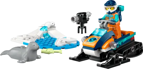 Boîte LEGO 60376 La motoneige d’exploration arctique