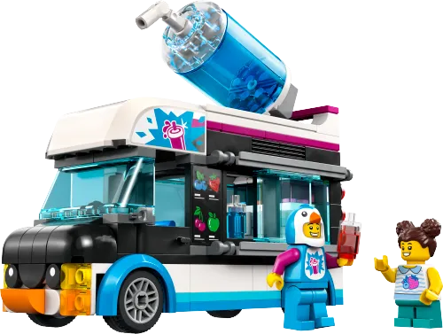 LEGO box 60384 Penguin Slushy Van