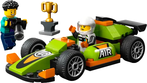 Boîte LEGO 60399 La voiture de course verte