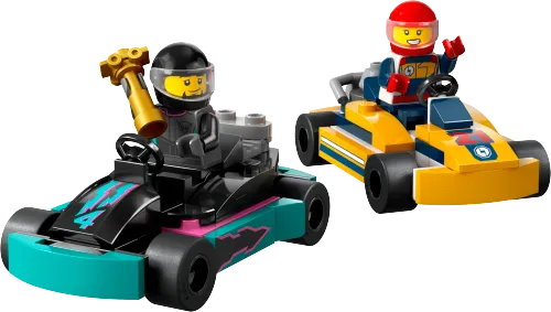 Caja de LEGO 60400 Karts y Pilotos de Carreras