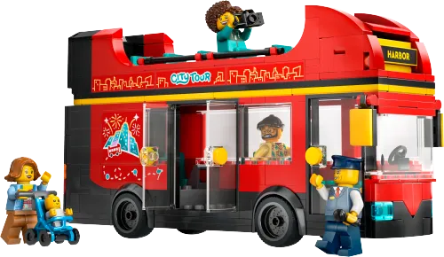 LEGO box 60407 Red Double-Decker Sightseeing Bus