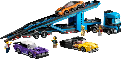LEGO box 60408 Car Transporter Truck with Sports Cars