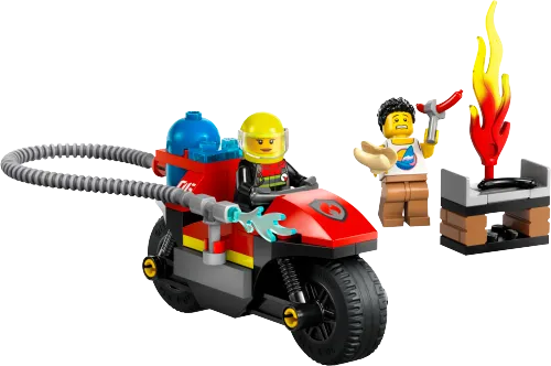 Boîte LEGO 60410 La moto d’intervention rapide des pompiers