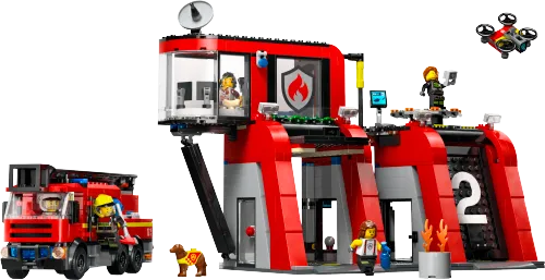 LEGO box 60414 Fire Station with Fire Truck