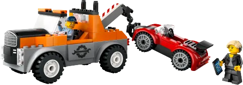 Boîte LEGO 60435 La dépanneuse et la voiture de sport