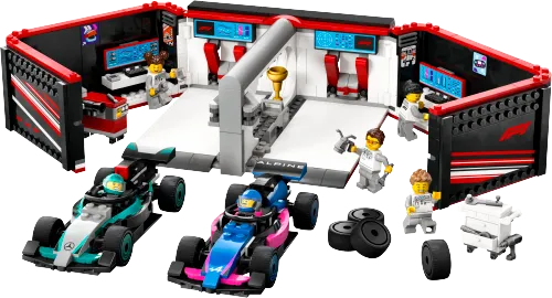 LEGO box 60444 F1® Garage & Mercedes-AMG & Alpine Cars