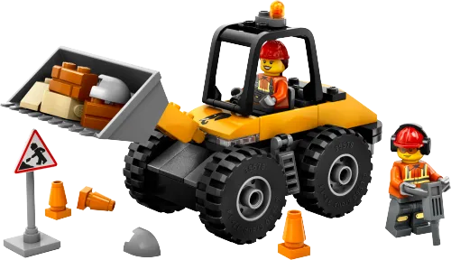 Boîte LEGO 60450 La chargeuse de chantier jaune