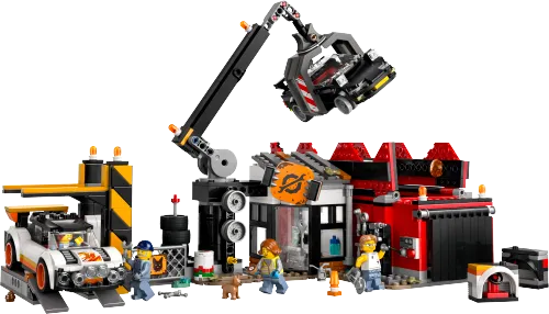 LEGO box 60472 Scrapyard with Cars