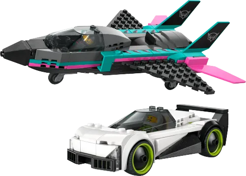 LEGO box 60489 Jet vs. Car