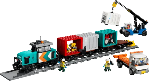 LEGO box 60509 Harbor Freight Train with Crane & Truck