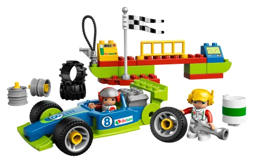 Boîte LEGO 6143 Le stand de course