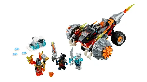 Boîte LEGO 70222 Le bulldozer panthère