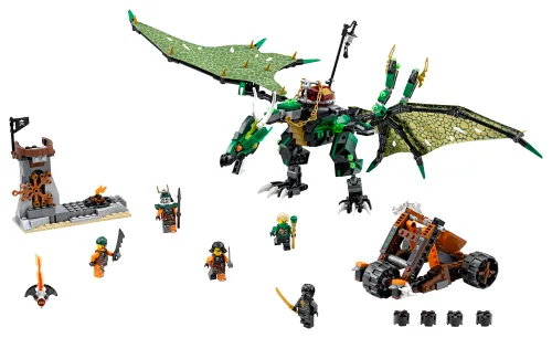 Scatola LEGO 70593 Dragone NRG verde