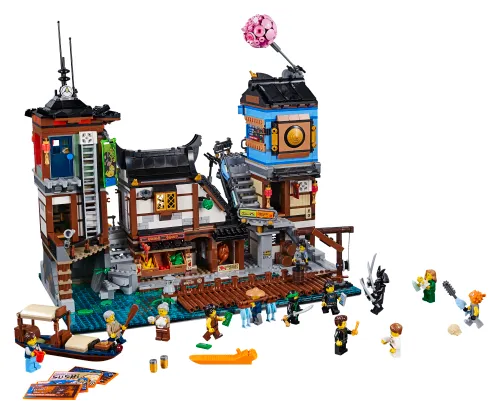 Caja de LEGO 70657 Muelles de la ciudad de NINJAGO®