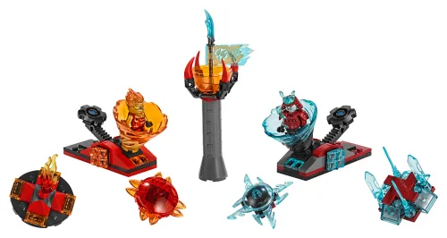 Boîte LEGO 70684 Spinjitzu Slam - Kai vs. Le samouraï