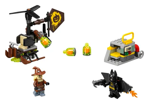 LEGO box 70913 Scarecrow™ Fearful Face-off