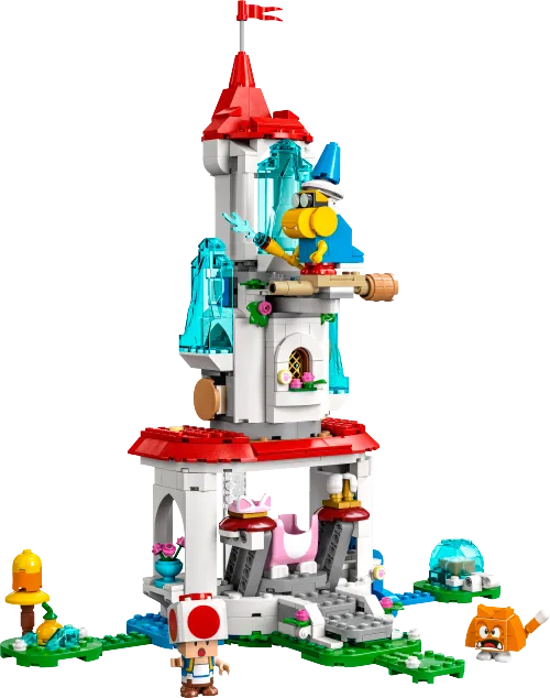 LEGO-Verpackung 71407 Katzen-Peach-Anzug und Eisturm – Erweiterungsset