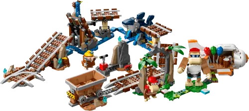 LEGO box 71425 Diddy Kong's Mine Cart Ride Expansion Set