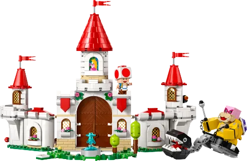 LEGO box 71435 Battle with Roy at Peach's Castle