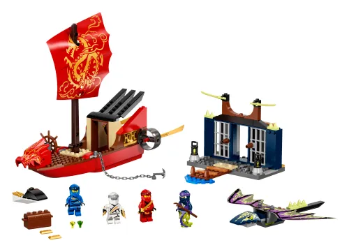 Scatola LEGO 71749 Il volo finale del Vascello del Destino