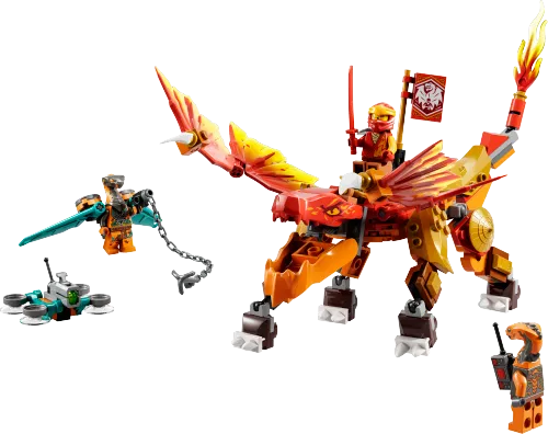 Scatola LEGO 71762 Dragone del fuoco di Kai - EVOLUTION