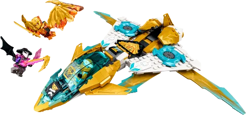 Scatola LEGO 71770 Il jet dragone d'oro di Zane