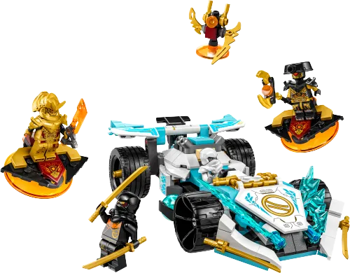 Scatola LEGO 71791 Auto da corsa Spinjitzu Dragon Power di Zane