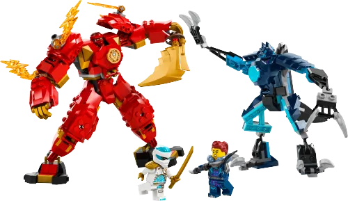 LEGO box 71808 Kai's Elemental Fire Mech