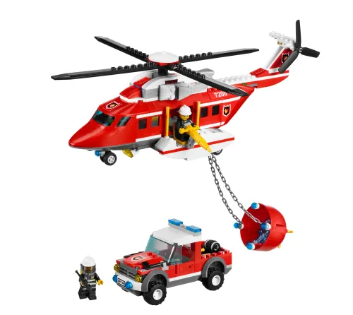 LEGO box 7206 Fire Helicopter
