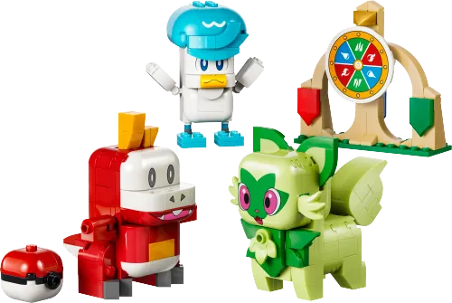 LEGO box 72158 SMART Play™: Sprigatito, Fuecoco and Quaxly Battle