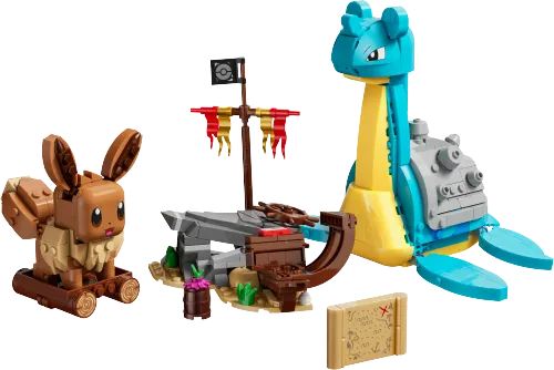 LEGO box 72162 SMART Play™: Eevee and Lapras's Treasure Hunt