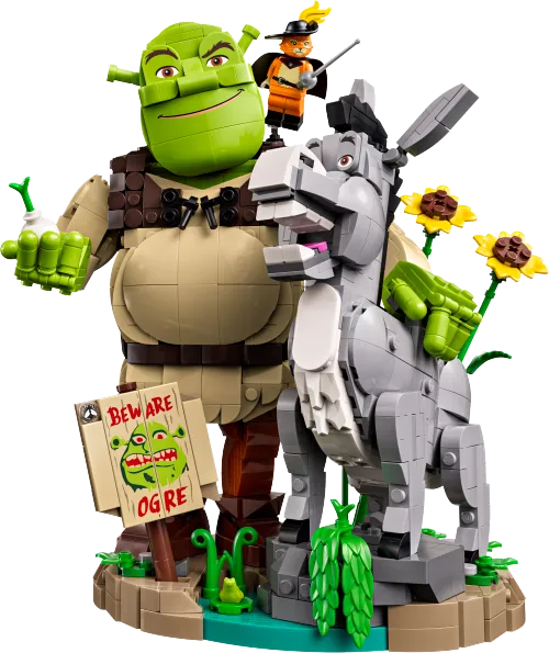 LEGO box 72423 Shrek, Donkey & Puss in Boots