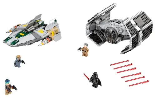 LEGO box 75150 Vader's TIE Advanced vs. A-Wing Starfighter
