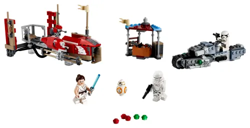 Boîte LEGO 75250 La course-poursuite en speeder sur Pasaana