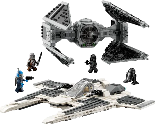LEGO box 75348 Mandalorian Fang Fighter vs. TIE Interceptor™