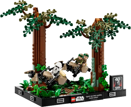 LEGO box 75353 Endor™ Speeder Chase Diorama