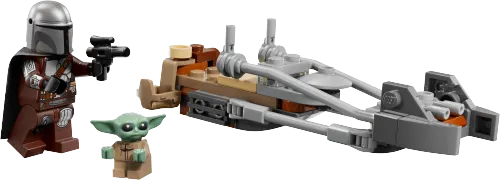Scatola LEGO 75436 Speeder Bike™ del Mandaloriano e di Grogu