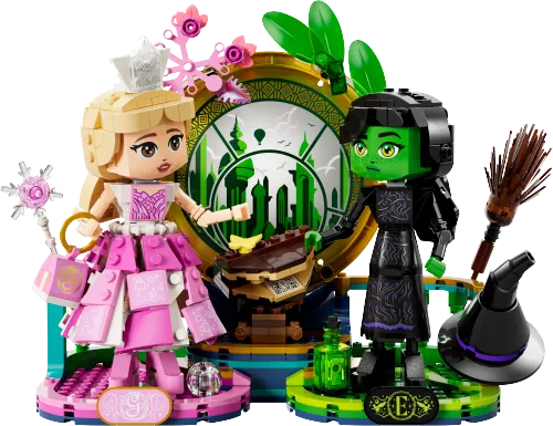 LEGO box 75682 Elphaba & Glinda Figures