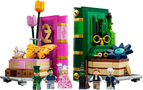LEGO box 75691 Glinda & Elphaba Bookends