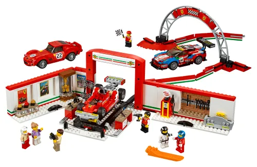 Caja de LEGO 75889 Taller definitivo de Ferrari