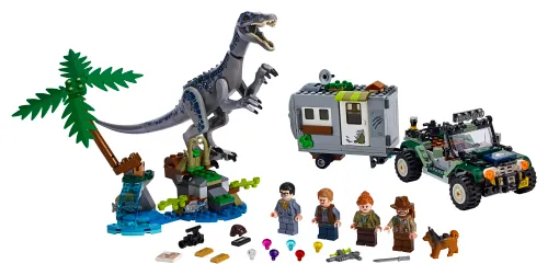 Scatola LEGO 75935 Faccia a faccia con il Baryonyx: caccia al tesoro