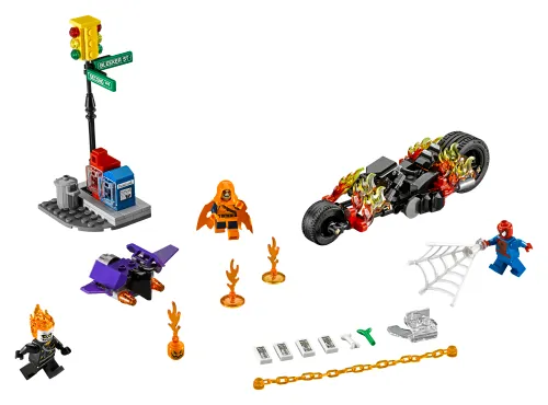 Scatola LEGO 76058 Spider-Man: Ghost Rider si allea