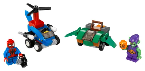 Scatola LEGO 76064 Mighty Micros: Spiderman contro Goblin